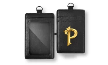 card holder, transparent card holder, leather card holder, embossed card holder